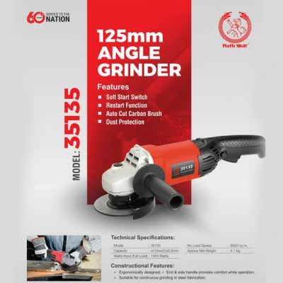 Ralli Wolf 125mm Angle Grinder 35135