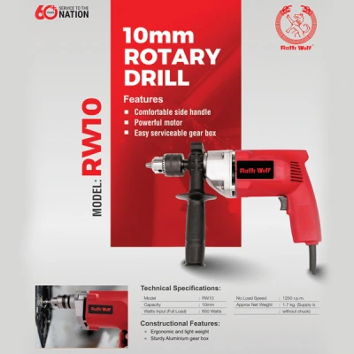 Ralli Wolf Rotary Drill RW10