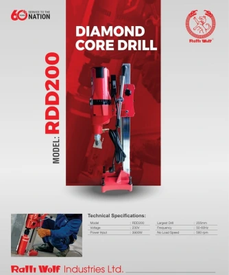 Ralli Wolf Diamond Core Drill RDD200