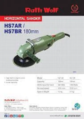Ralli Wolf Horizontal Sander HS7 AR